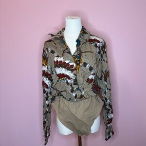 Guess by Georges Marciano bodysuit blouse